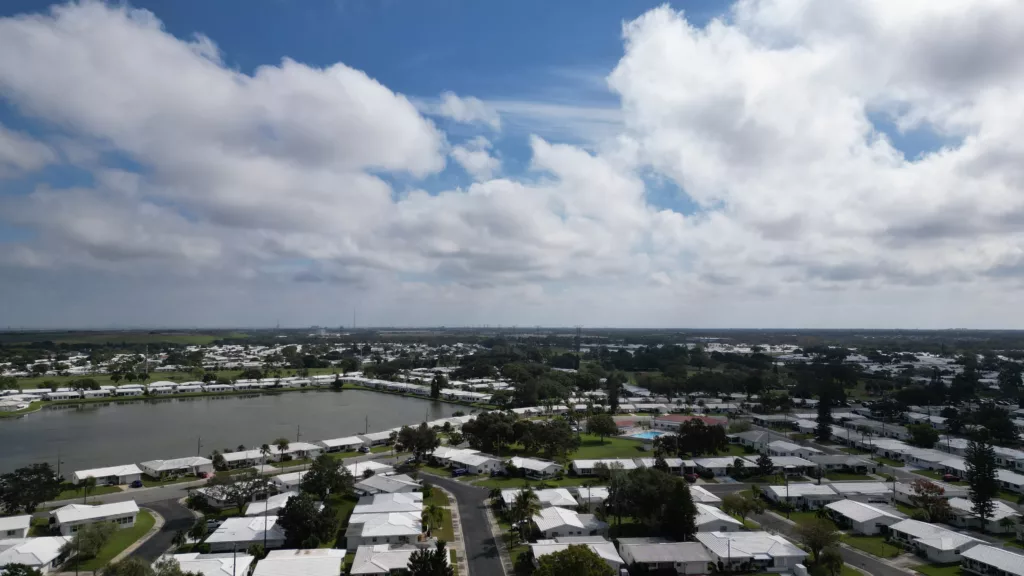 Aerial photo of Pinellas Park, FL taken October 29, 2022