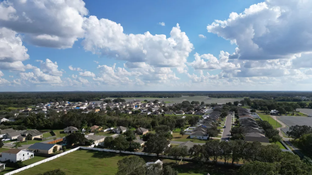 Aerial photo of Plant City, FL taken November 1, 2022